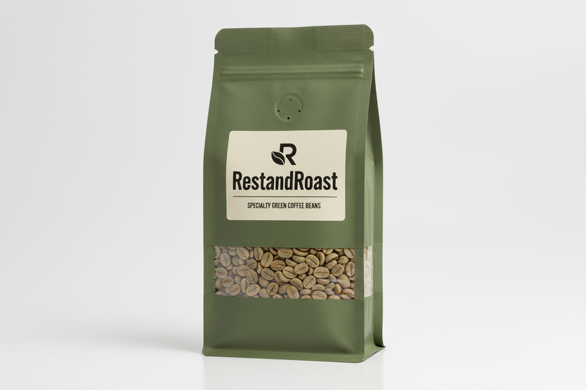 RestandRoast unroasted Coffee bean, Green Bean 500 gms